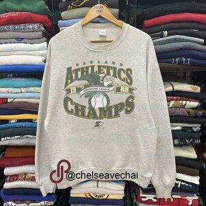 Vintage Oakland Athletics Baseball Sweatshirt MLB Oakland Athletics Shirt Tee